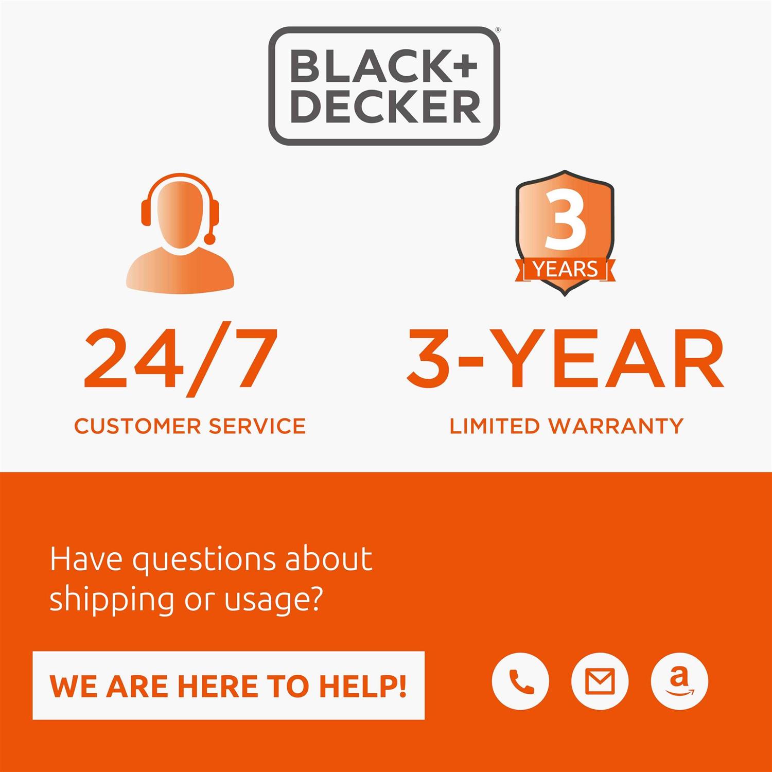 Black+decker Retractable Extension Cord with 4 Outlets - Image 3