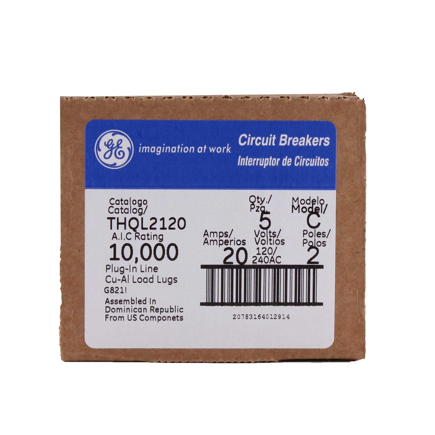 GE Circuit Breaker THQL2120