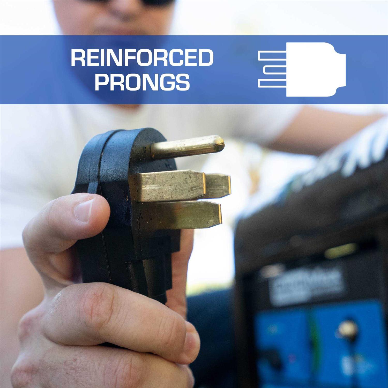 DuroMax XP5015GC 50-Amp 15-Foot 6-Gauge 14-50 CS6364 Heavy Duty Generator Cord for Home Power Backup - Image 5