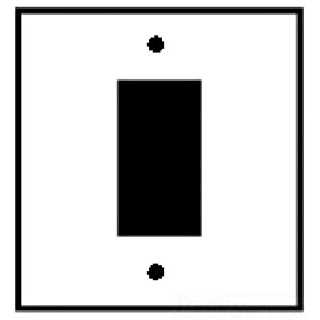 Pass and Seymour Smooth 302Ss 2-Gang 1 Decorator Centered SS746 - Image 3