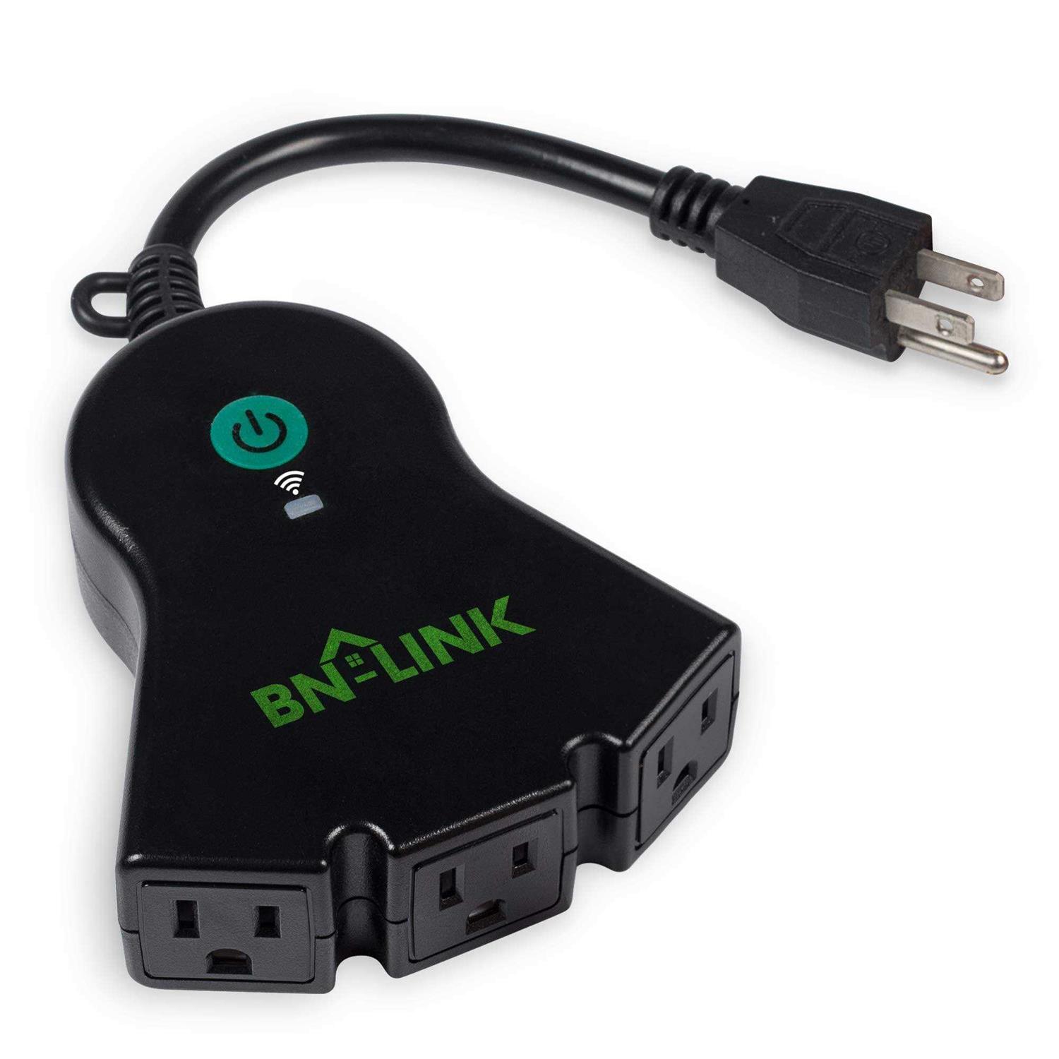 BN-LINK Smart WiFi Heavy Duty Outdoor Outlet, Timer and Countdown Function, No Hub Required for Outdoor Lights, Compatible with Alexa and Google