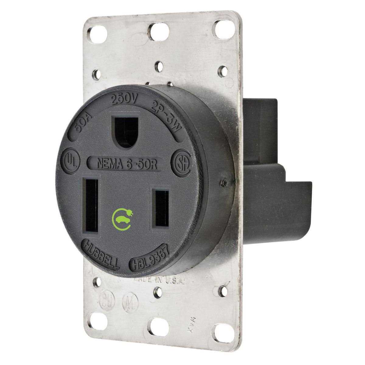 Hubbell HBL9367 Receptacle Single