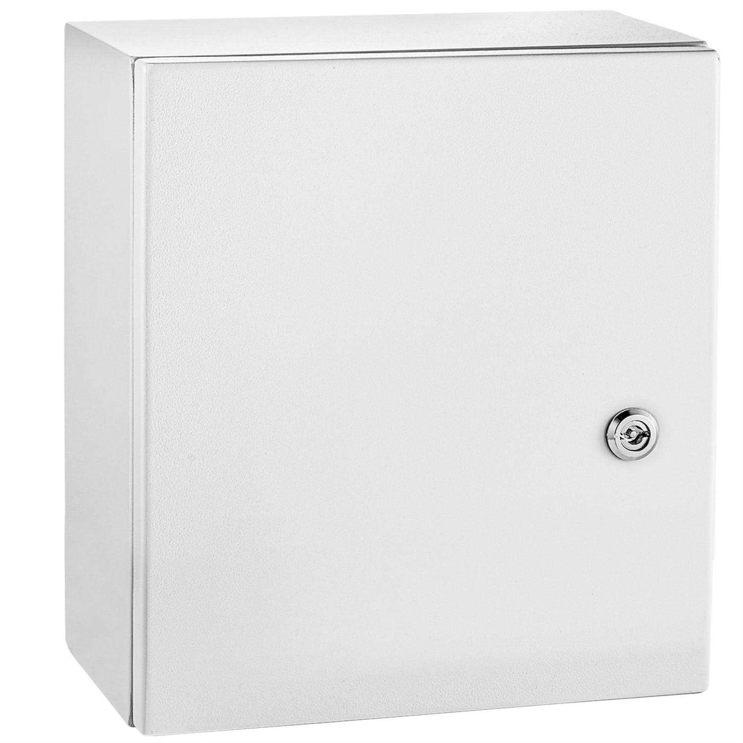 VEVOR NEMA Steel Enclosure 12 x 12 x 6'' NEMA 4X Steel Electrical Box IP66 Waterproof & Dustproof Outdoor/Indoor Electrical Junction Box DQXJSTCFS30X30X15V0 - Image 4