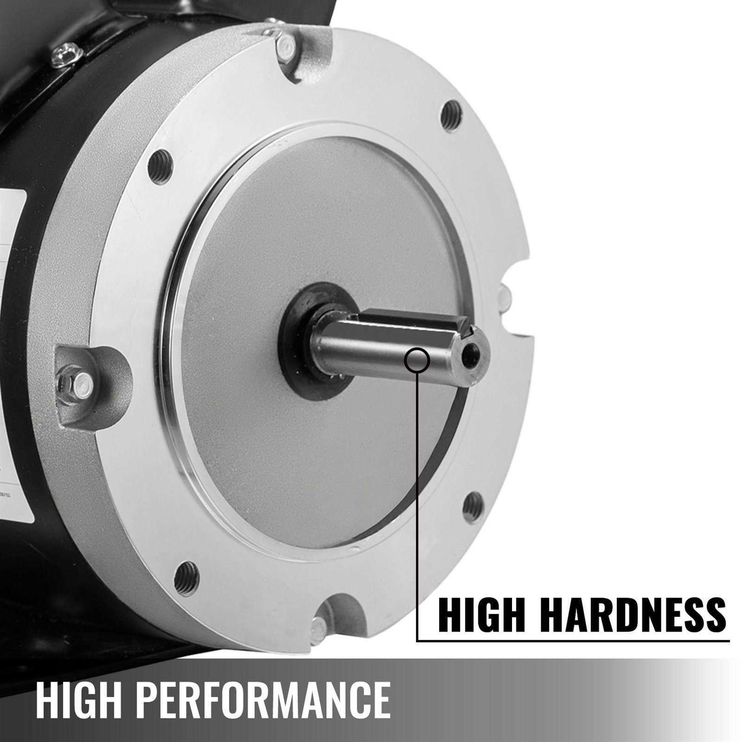 VEVOR 1.5 Hp Electric Motor 56C Frame Single Phase TEFC 115230 V 141556C DJS141556C0000001V6 - Image 4