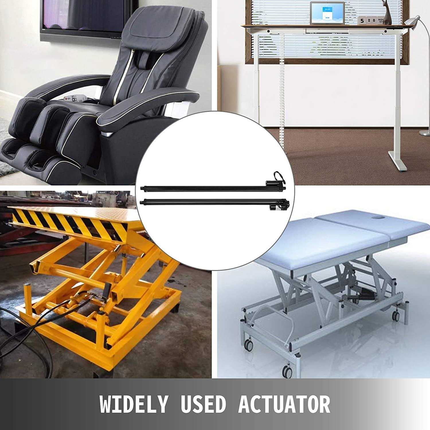 VEVOR 2PCS 30 Inches Electric Actuators Kit 12V DC with Mounting Bracket Heavy Duty 900N 10mm/s Actuators for Recliner TV Table - Image 4