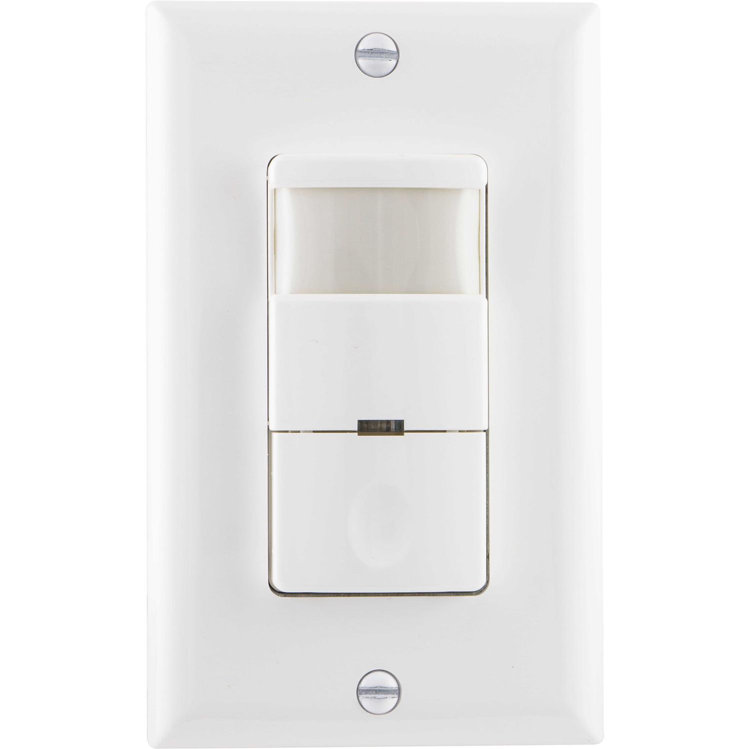 GE In-Wall Motion-Sensing Switch with Vacancy Option