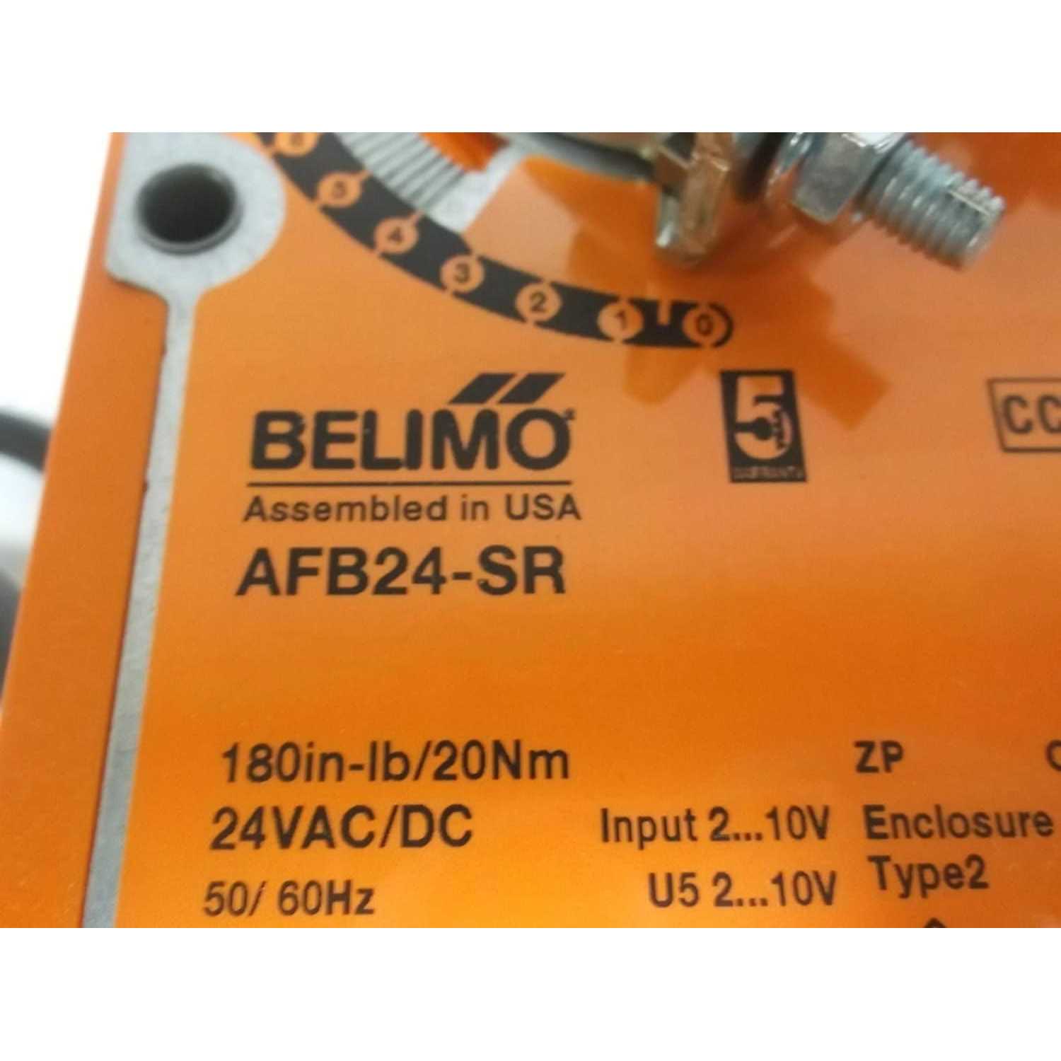 Belimo AFB24-SR Spring Return Damper Actuator - Image 2