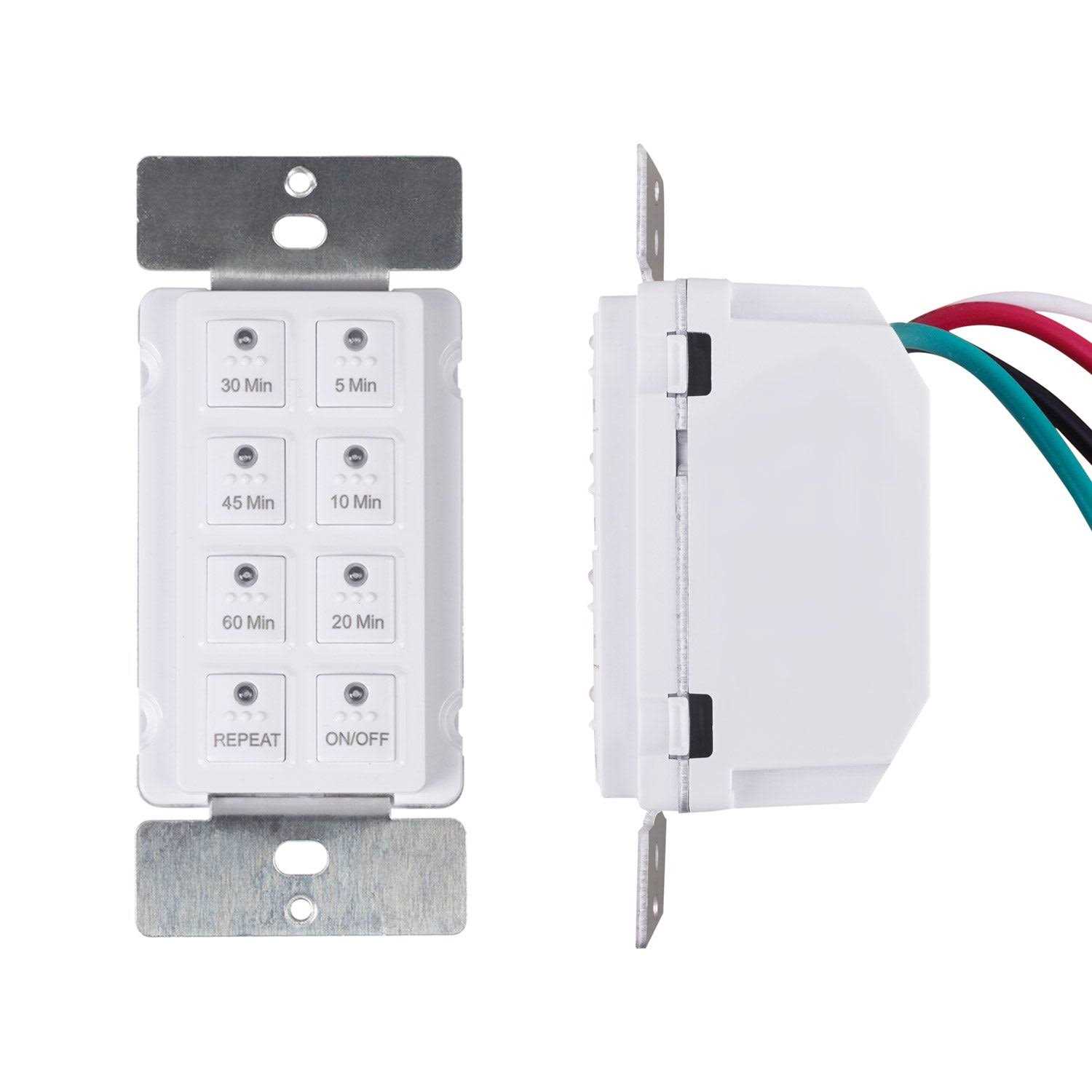 BN-LINK Countdown Digital in-Wall Timer Switch with Push Button 5-10-20-30-45-60mins - Image 5