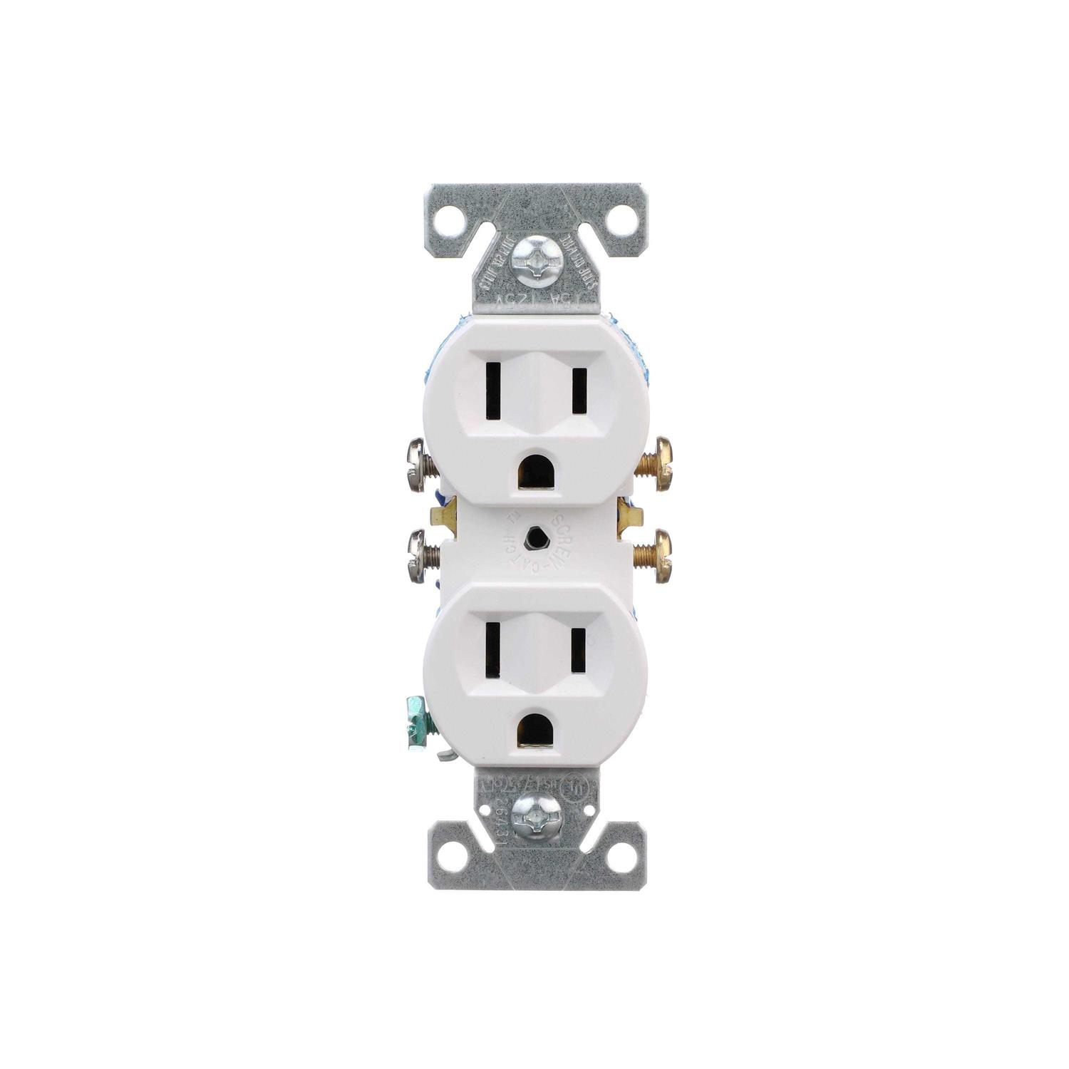 Eaton 15-Amp Residential Duplex Outlet