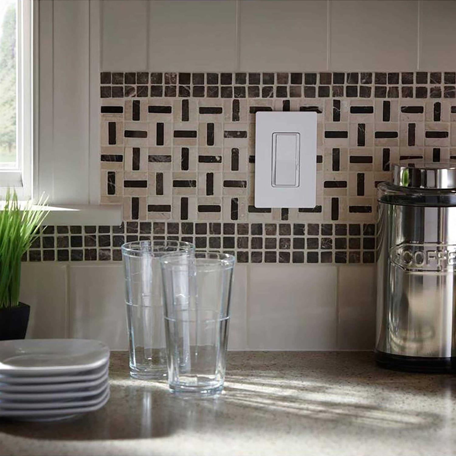 Lutron DVCL-153P-BR 3-Way/Single-Pole CFL/LED Diva Dimmer - Image 3