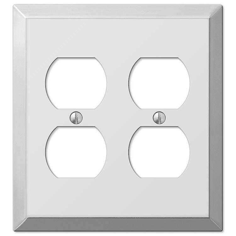 Amerelle Century Polished Chrome Steel 1-Rocker Wall Plate - Image 3