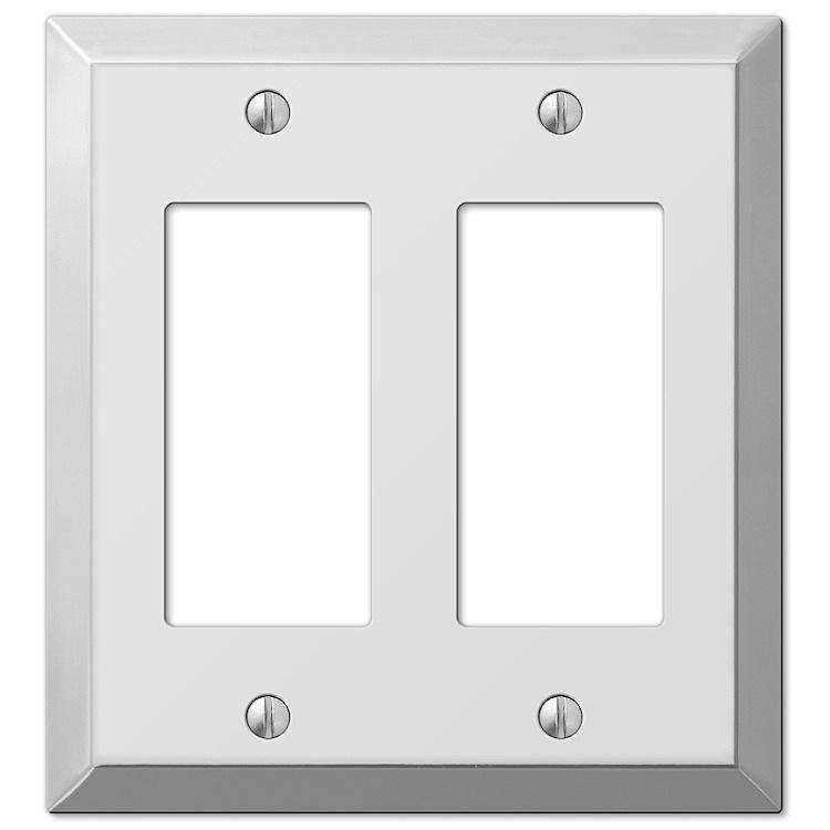 Amerelle Century Polished Chrome Steel 1-Rocker Wall Plate - Image 5