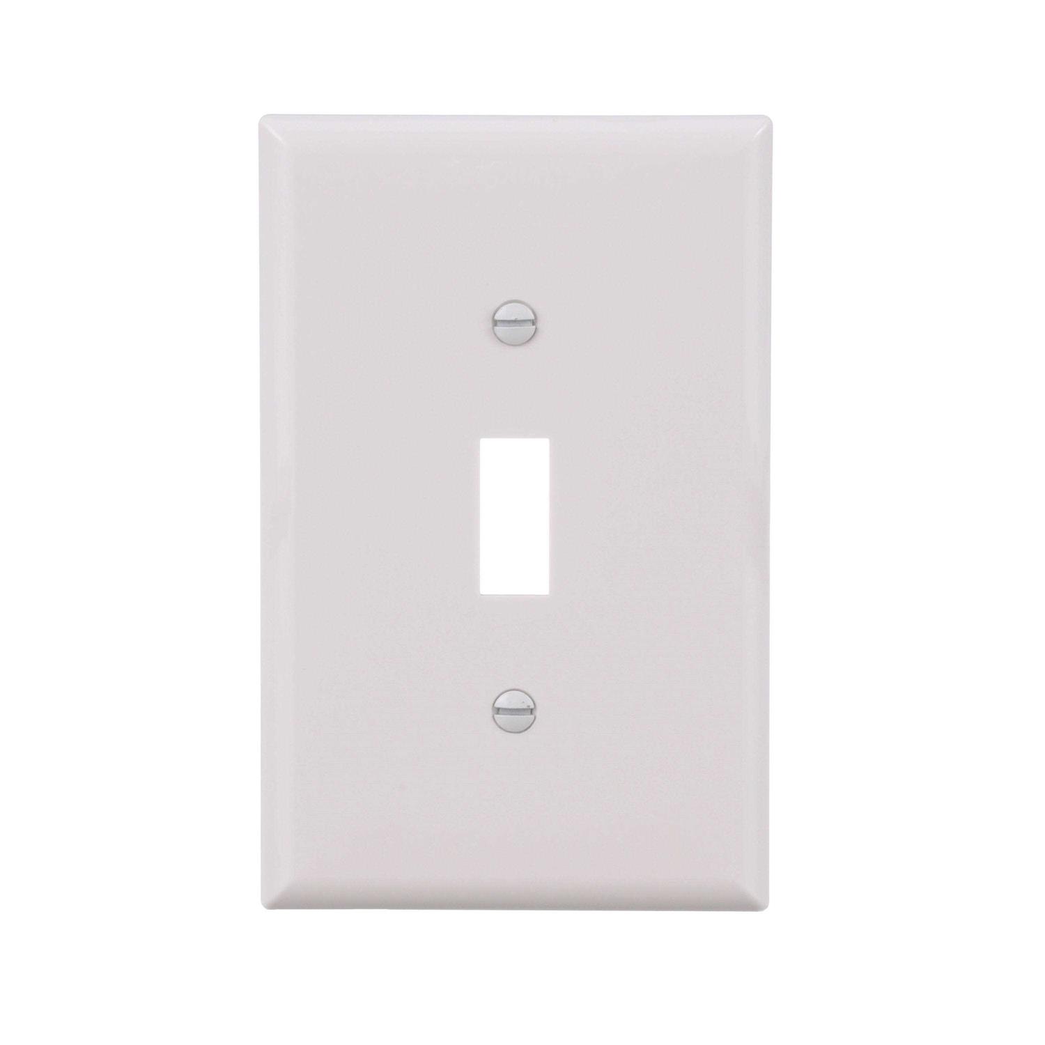 Eaton 1-Gang Midsize Toggle Wall Plate
