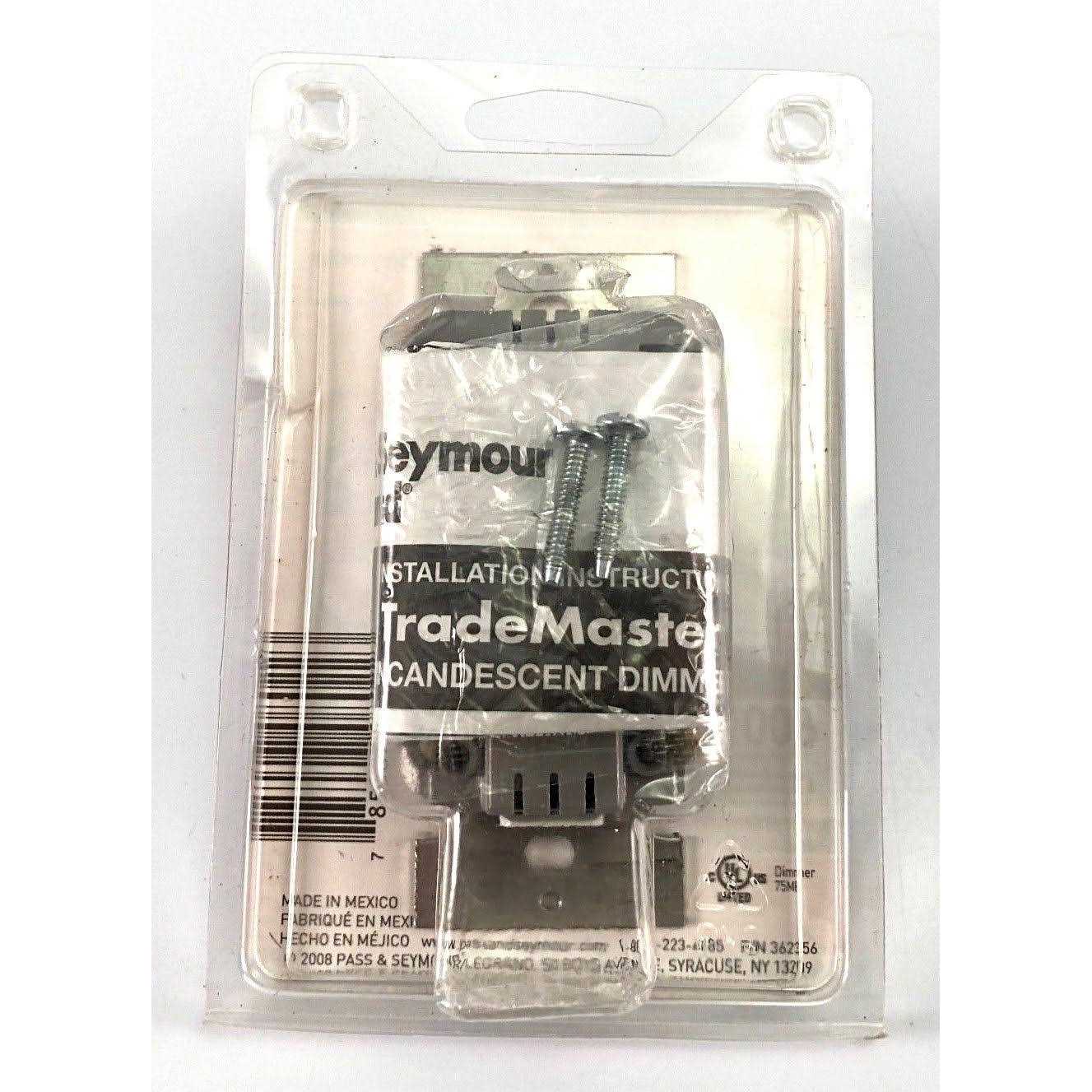 Pass & Seymour T600WV Single Pole Toggle Dimmer White - Image 3