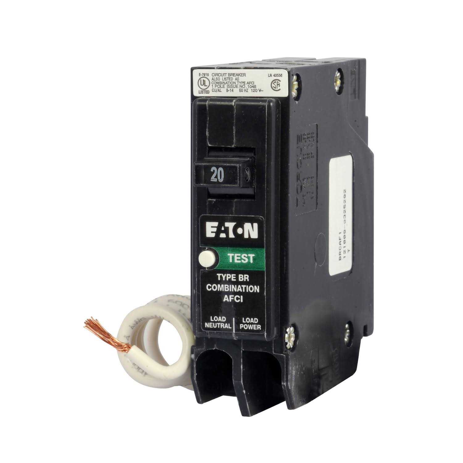 Eaton BRN120AF Single Pole Circuit Breaker - Image 4