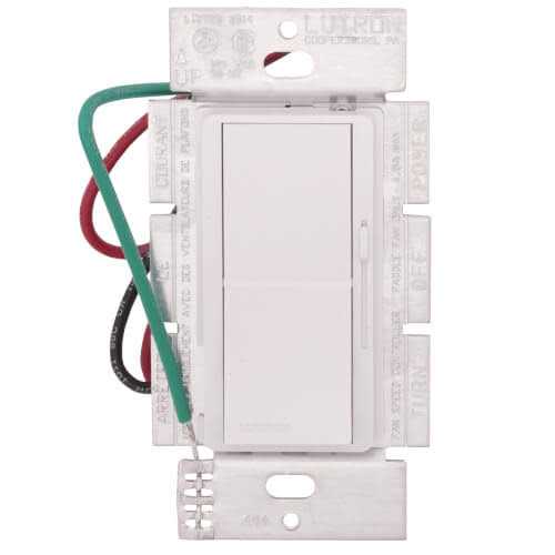 Lutron DVFSQ-F-WH Diva 1.5A 3-Speed Fan Control