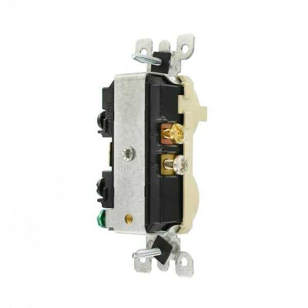 Leviton 5335 20 Amp Duplex Combination Single Pole Switch Receptacle - Image 4