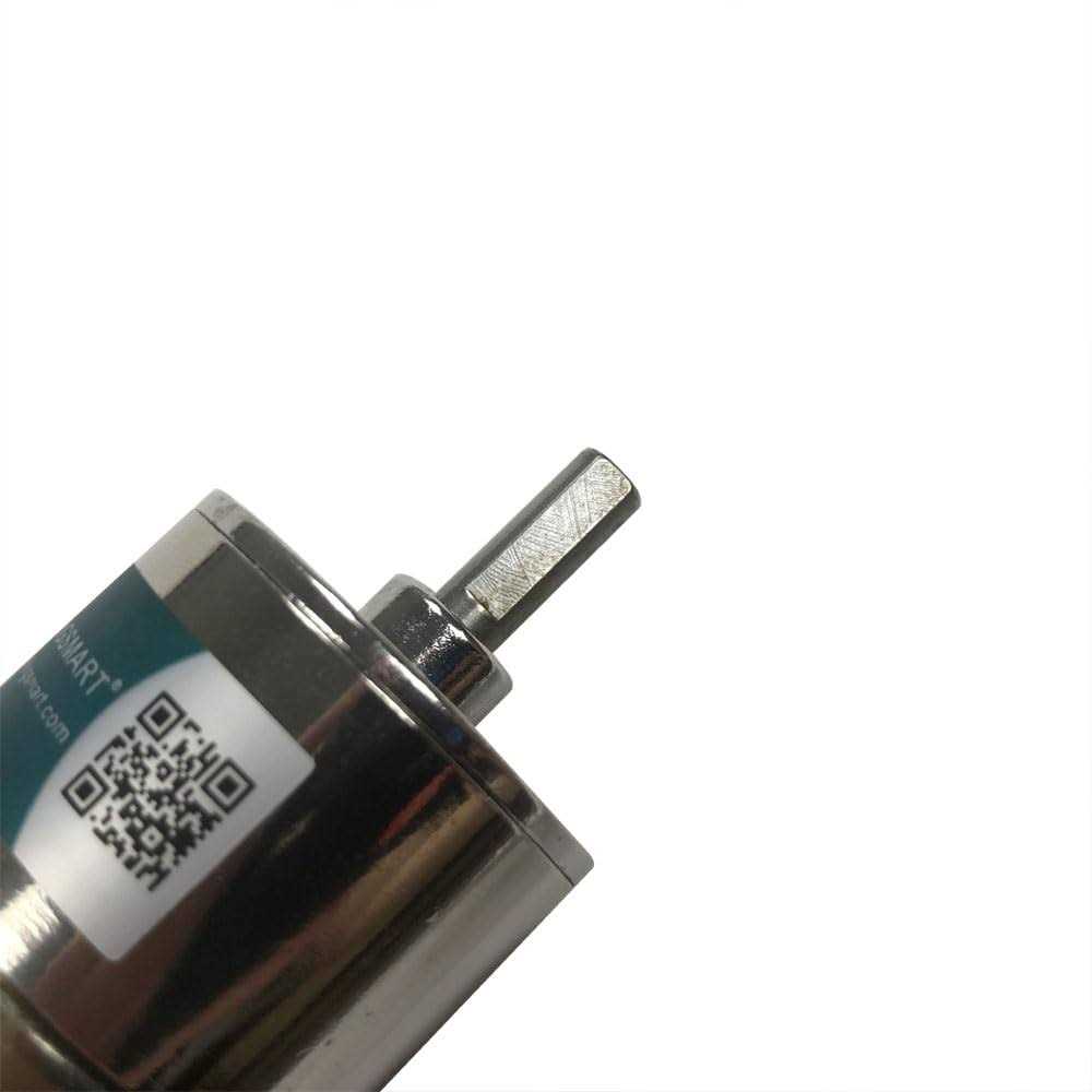 Bringsmart 37mm Diameter Gearbox with Bracket Micro DC 12V Geared Motor Centric Ouput Shaft Gear Motor Large Torque Reduction Motor - Image 5