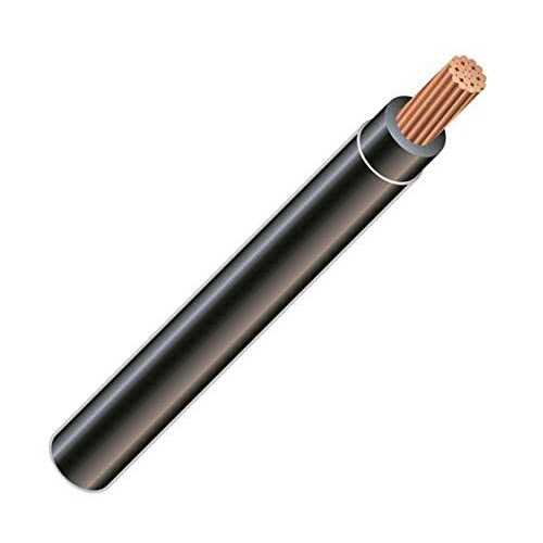 AWG 19-Stranded THHN Black Copper Building Wire