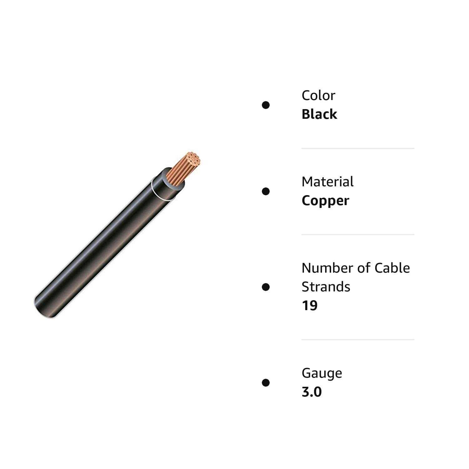 AWG 19-Stranded THHN Black Copper Building Wire - Image 2