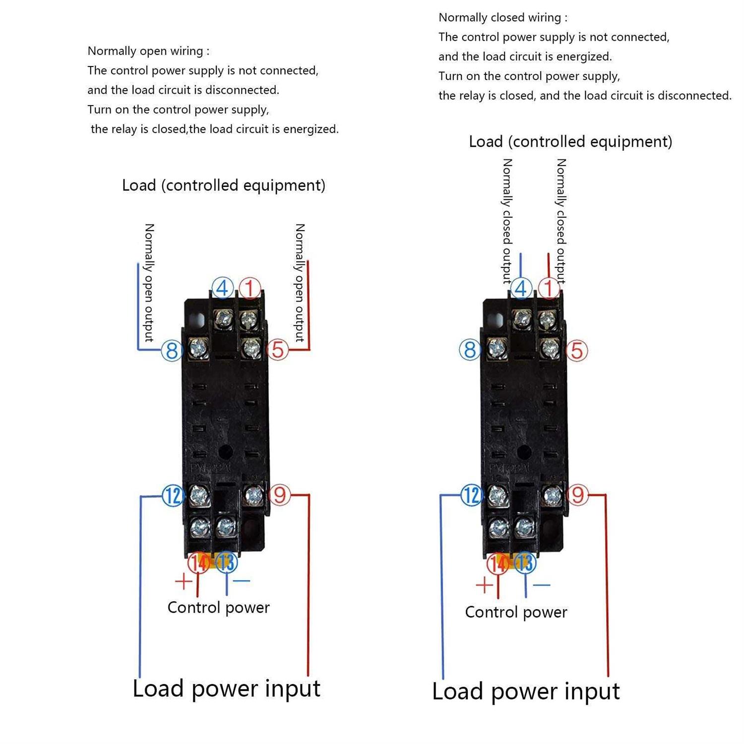 LJJDSLYU AC 110V Delay Timer Time Relay H3Y-2 0-60S Second & Base Socket DPDT - Image 5