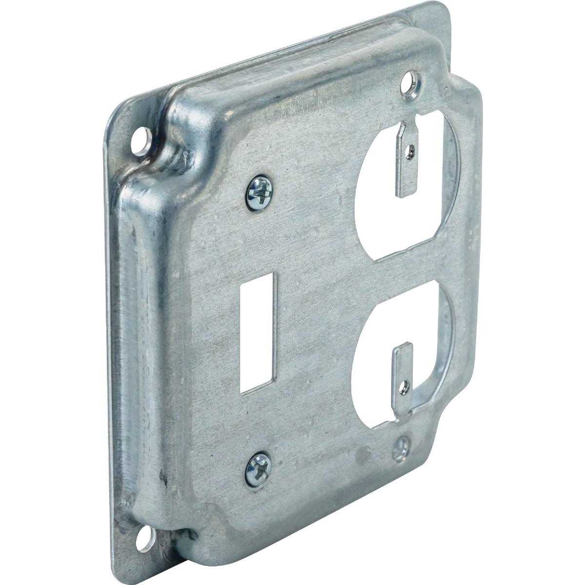 Raco 906C 4 inch Toggle/Duplex Square Box Cover