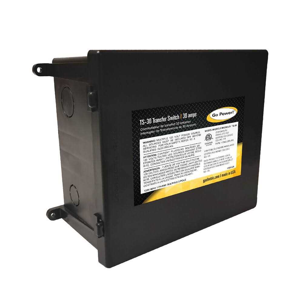Go Power 30 Amp Transfer Switch 64403 - Image 2