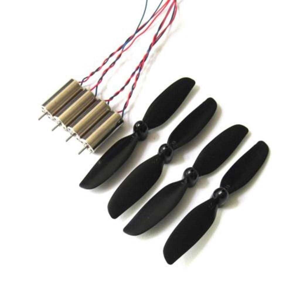 Hobbypower 8520 Coreless Brushed Motor Set 53000rpm 8.5x20mm + 75mm CW CCW Propeller - Image 4