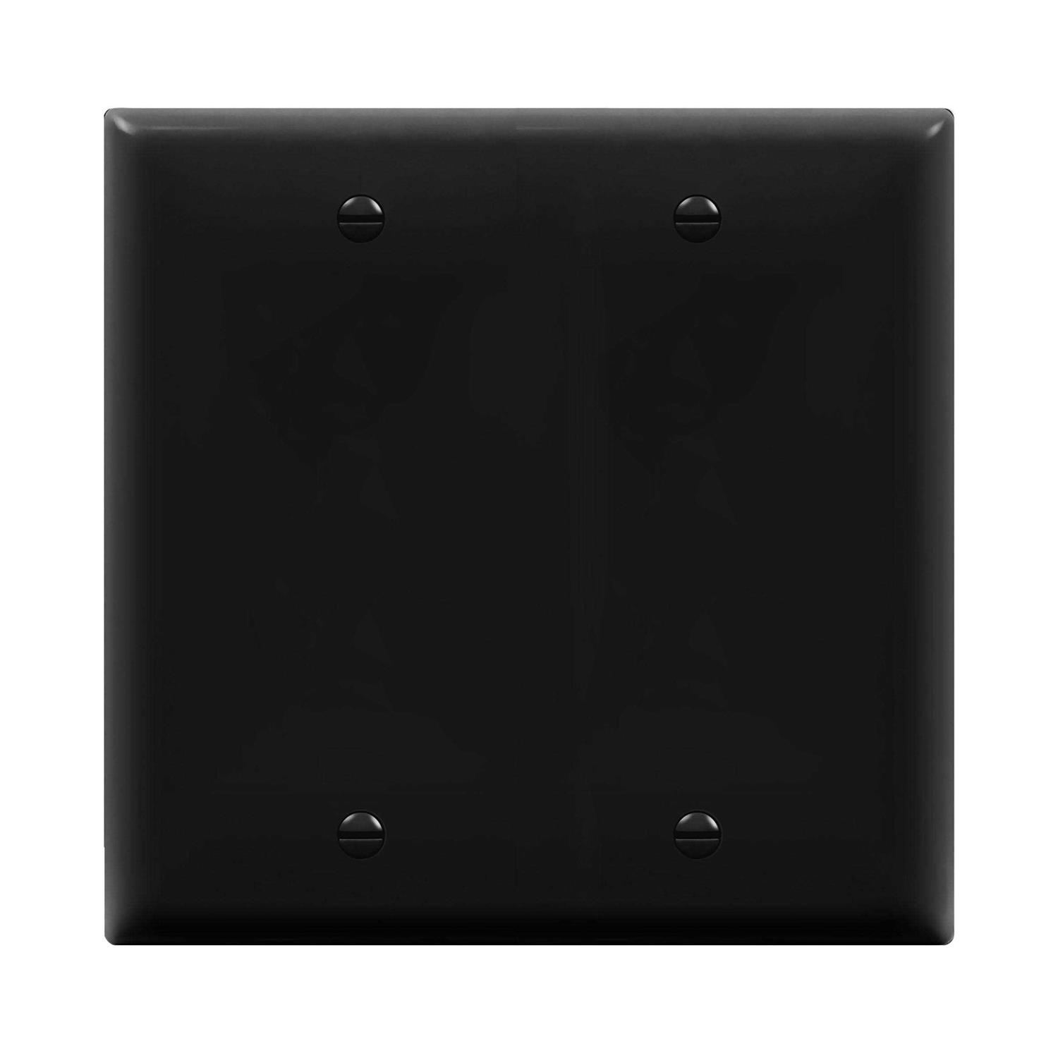 Enerlites 2-Gang Blank Wall Plate Cover 8802