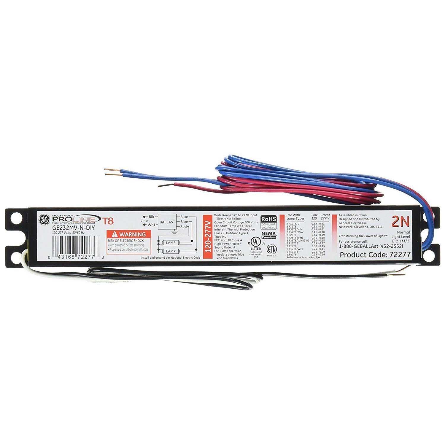 Universal B432IUNVHP-A Fluorescent Ballast - Image 3