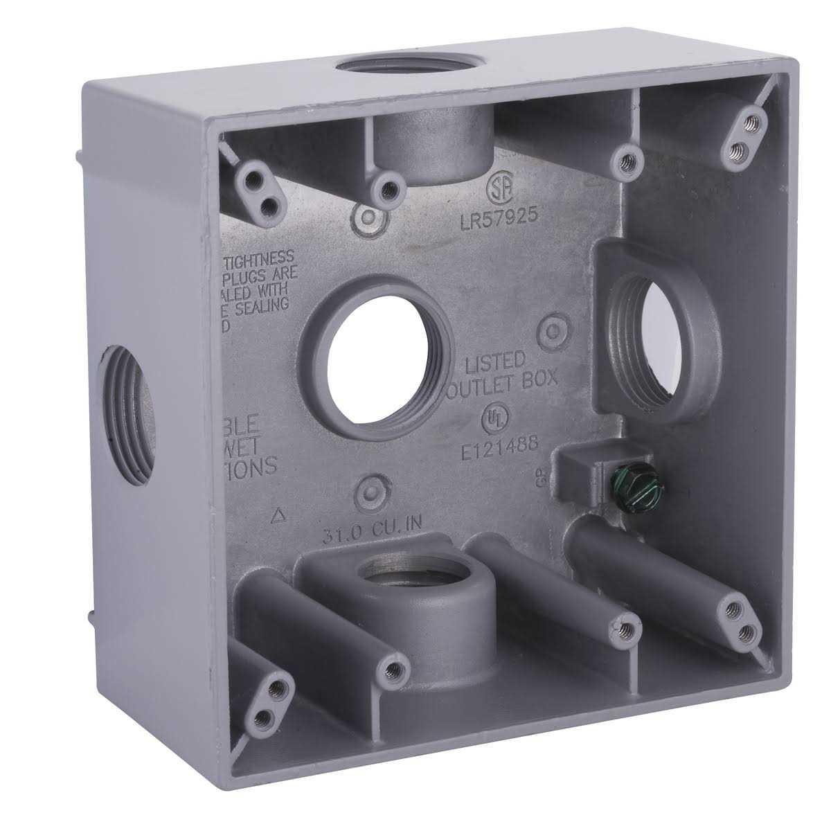 Bell 5342-0 Weatherproof Box,3/4 in Hub