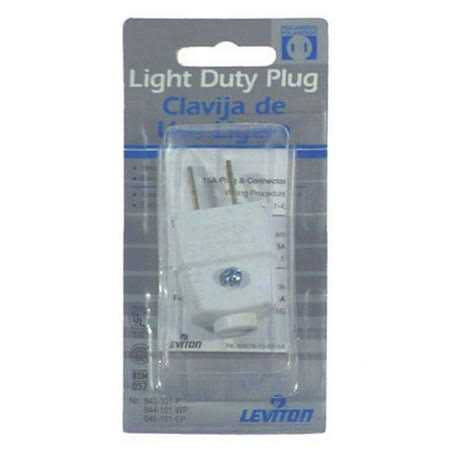 Leviton White Cord Plug C22-00101-0WP - Image 2