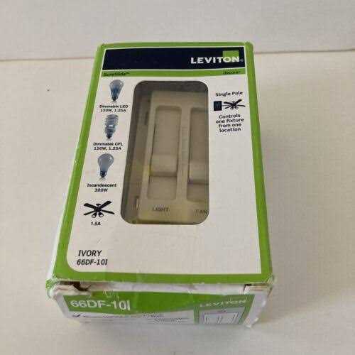 Leviton SureSlide Fan Light 66DF-10 - Image 4