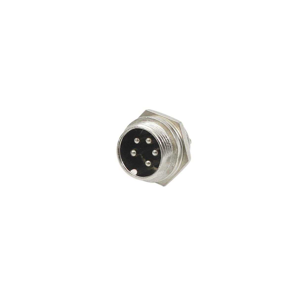 5 Pin Metal Male Female Panel Connector 16mm Gx16-5 Aviation Connector Plug of 5 Pairs - Image 5