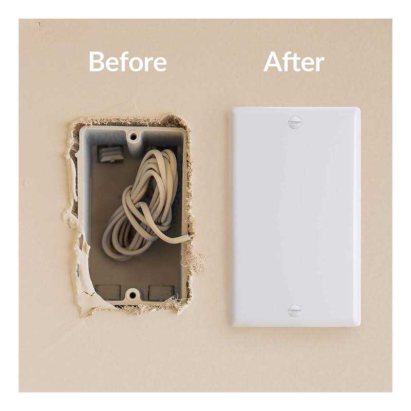 Bates Blank Wall Plate Wall Plates Pack of 10 Wall Plate Cover - Image 2