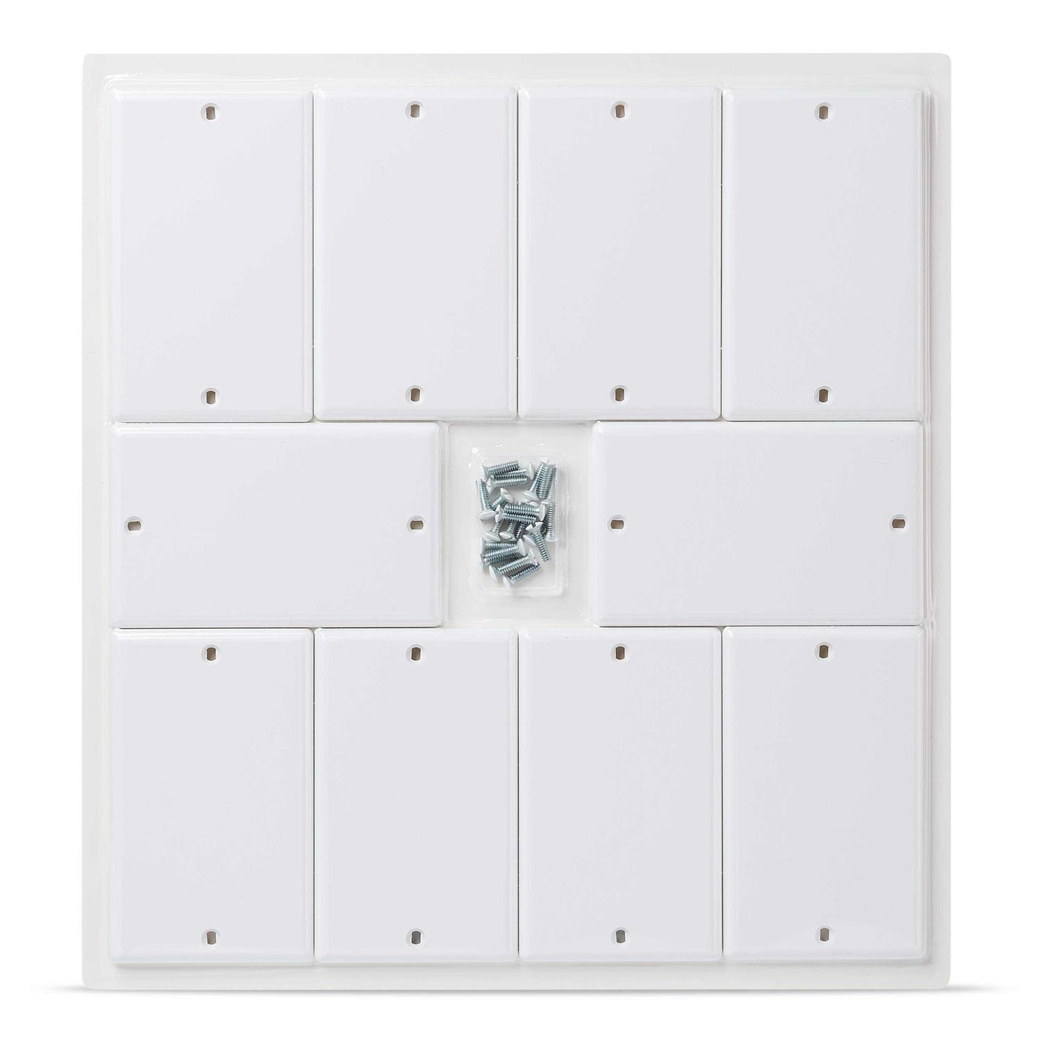 Bates Blank Wall Plate Wall Plates Pack of 10 Wall Plate Cover - Image 4