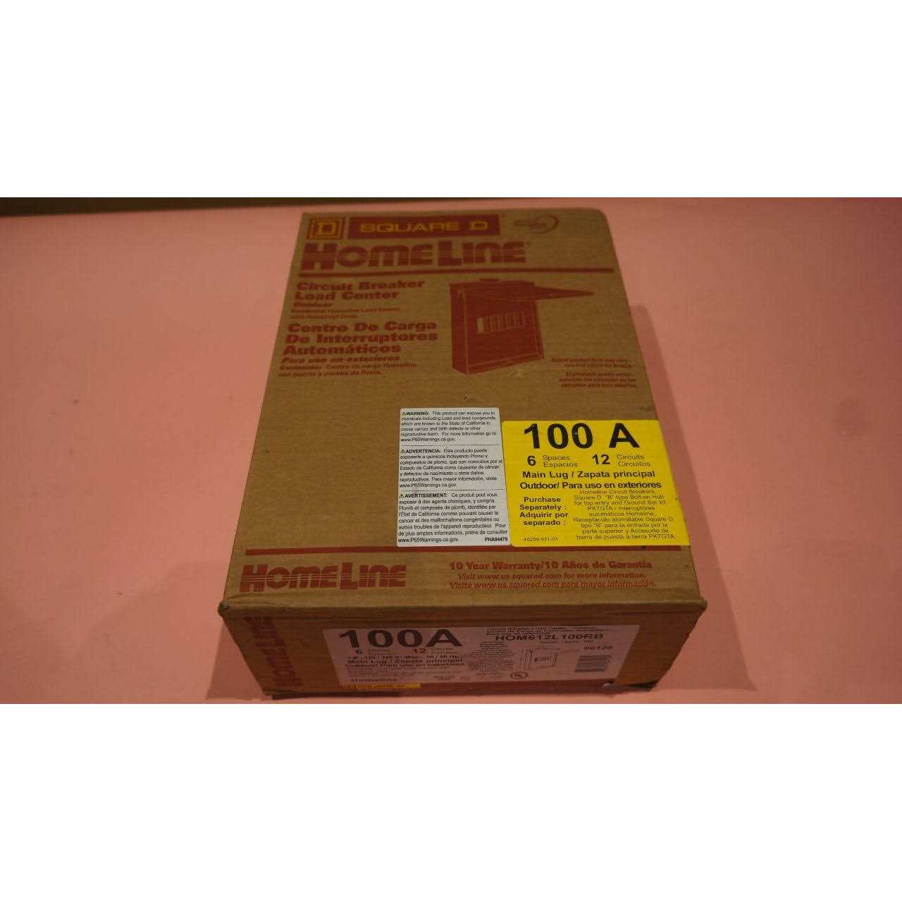 Square D HOM612L100RB Load Center - Image 2