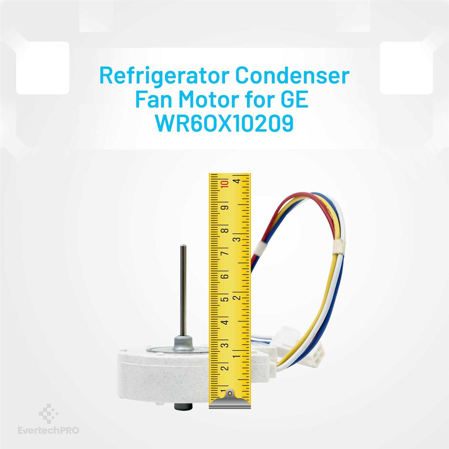 EvertechPRO Refrigerator Motor Dc Control Fan Replacement for GE WR60X10209 WR60X10065 WR60X10080 1195784 AH1483567 - Image 2