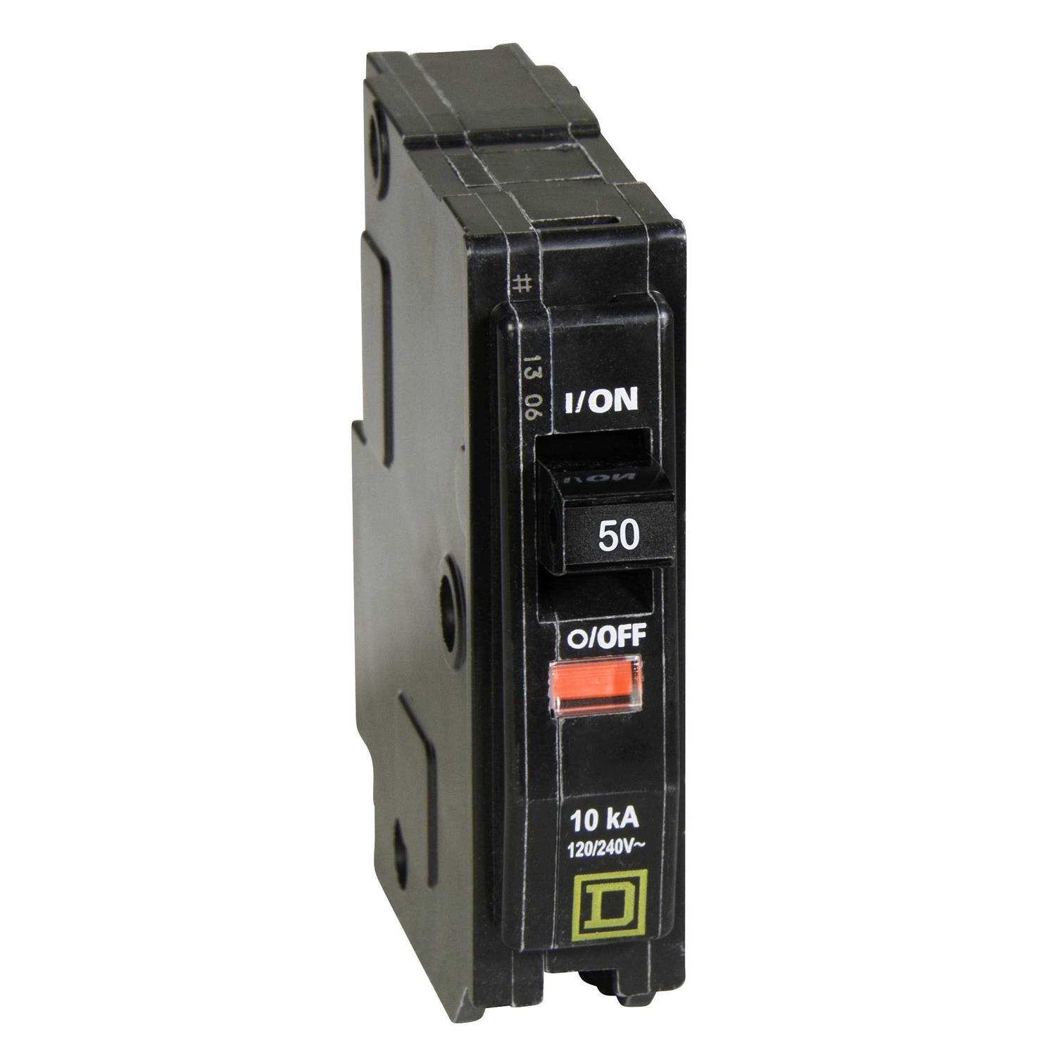 Square D QO 50 Amp Single-Pole Circuit Breaker