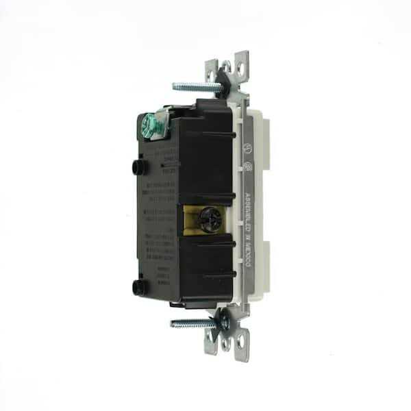 Leviton 1754-W Decora Dual Rocker Combination Switch - Image 5