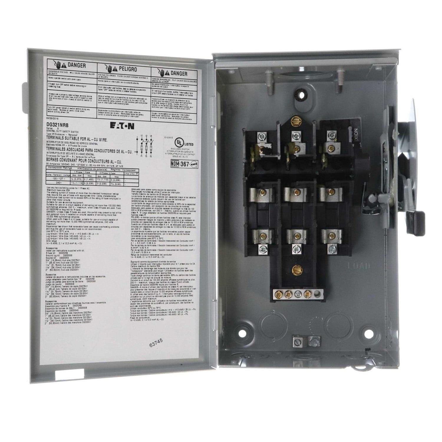 Eaton DG321NRB Safety Switch - Image 5