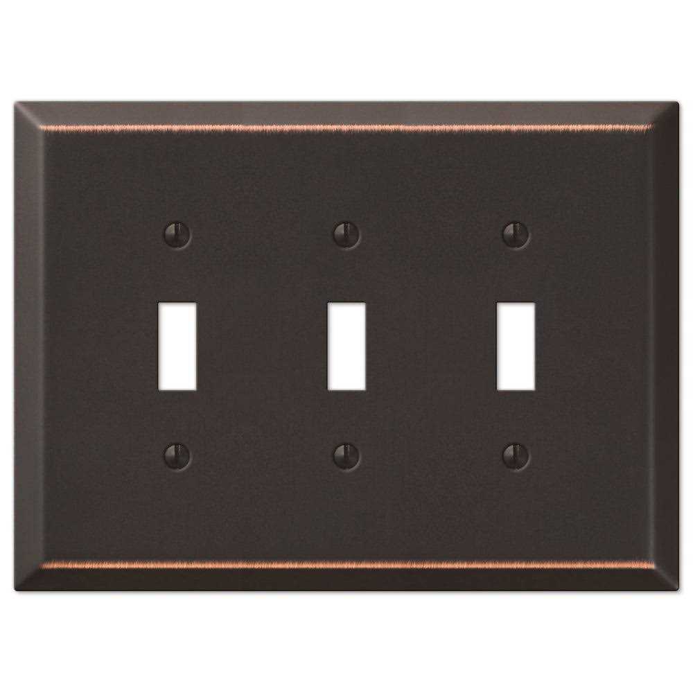 Amerelle 463RRRW Oversized Wallplate 3 Rocker - Image 2