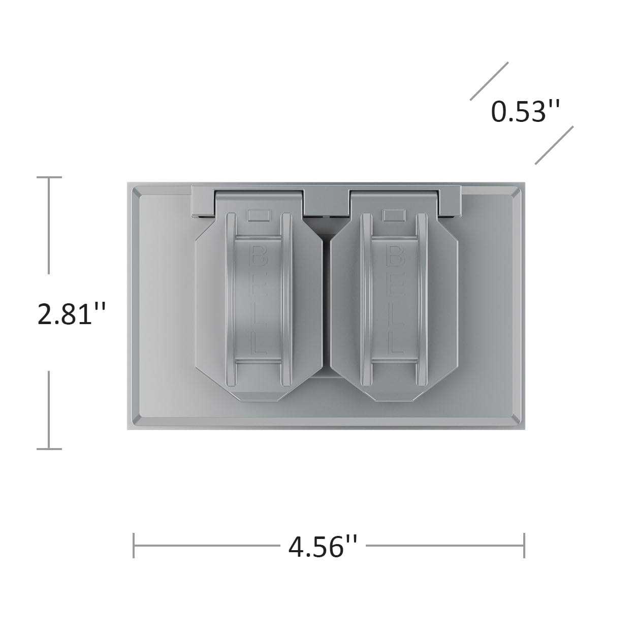 Bell Weatherproof Cover 1-Gang 5180-0 - Image 3