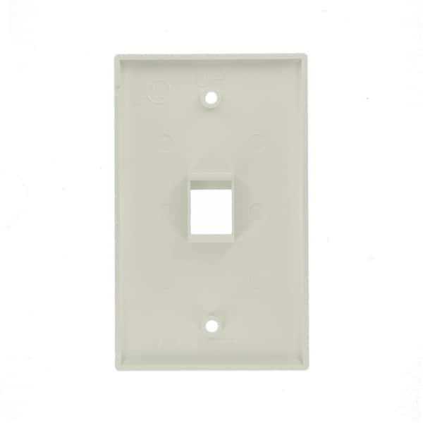 Leviton QuickPort Wallplate 1-Gang 41080-1WP - Image 3