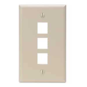 Leviton QuickPort Wallplate 1-Gang 41080-1WP - Image 4