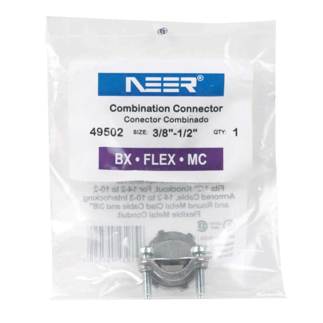 Sigma Engineered Solutions ProConnex 3/8 in. Die-Cast Zinc Combination Box Connector - Image 3