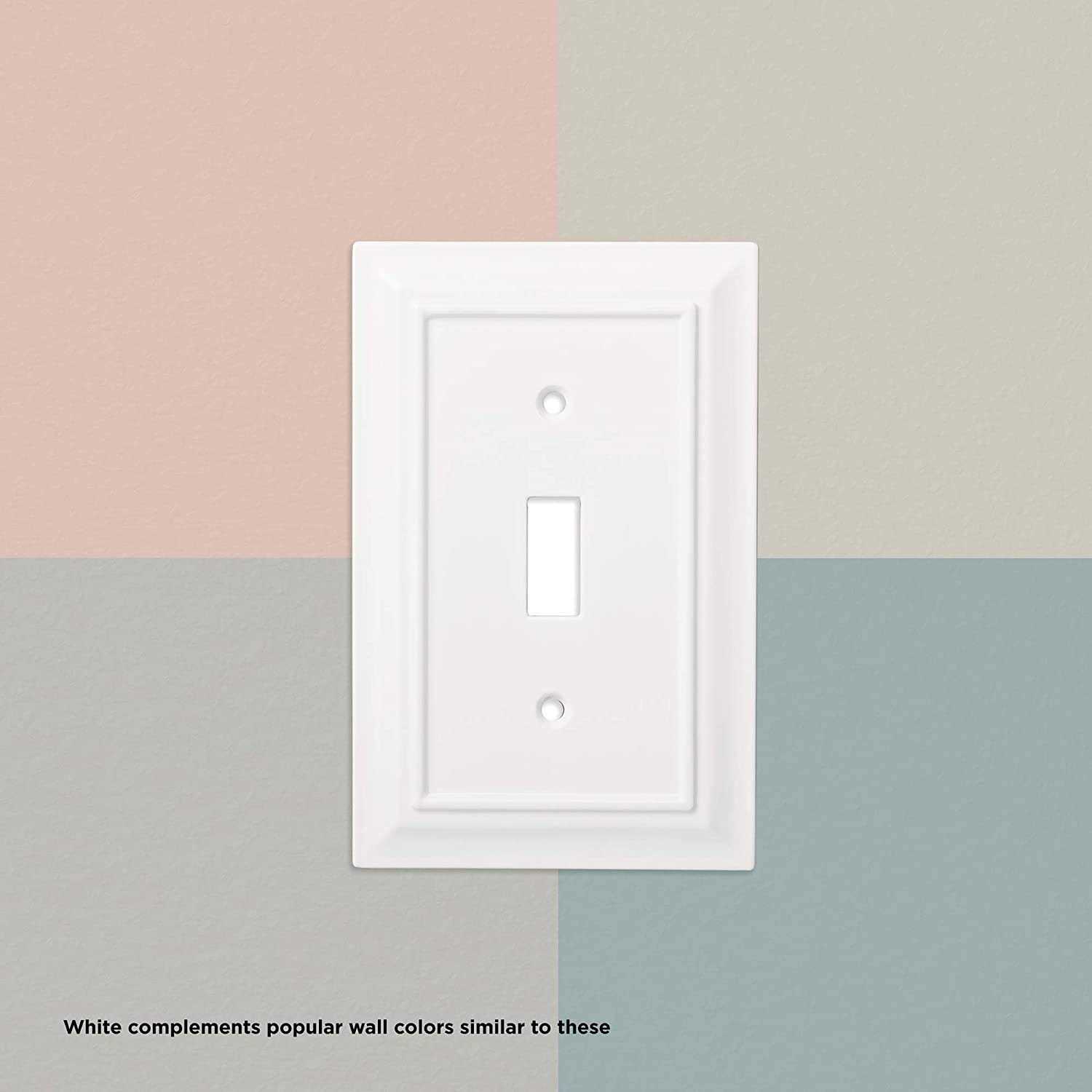 Franklin Brass W35243-C Classic Architecture Single Rocker / GFI Outlet Wall Plate W35243-PW-C - Image 5