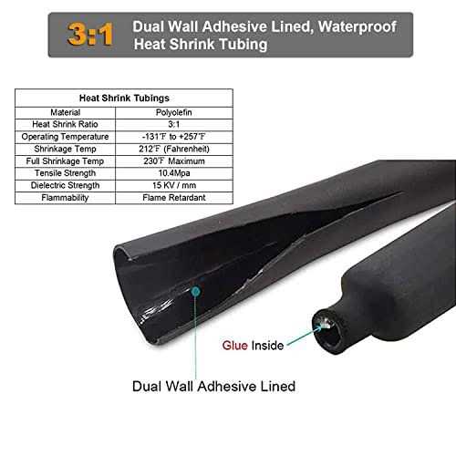 TKDMR 10pcs AWG-5/16 Battery Lugs,Copper Wire Lugs,Heavy Duty Battery Cable Ends,Tubular Ring Terminals,AWG Crimp Wire Ring Lugs,Battery - Image 4