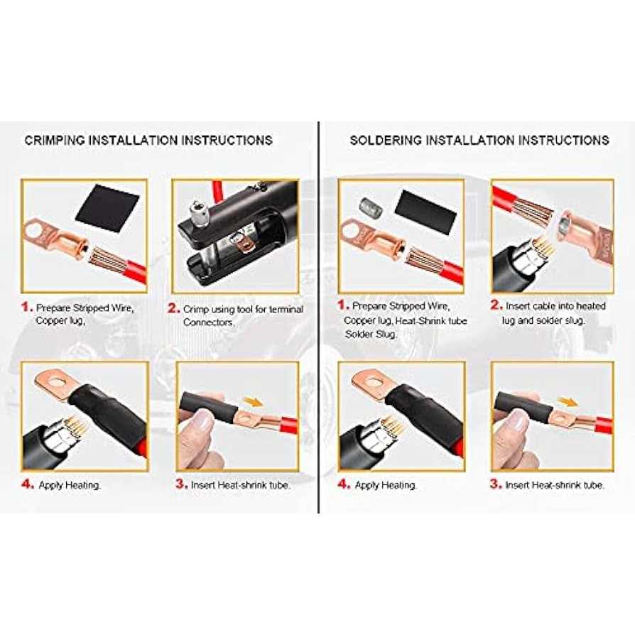 TKDMR 10pcs AWG-5/16 Battery Lugs,Copper Wire Lugs,Heavy Duty Battery Cable Ends,Tubular Ring Terminals,AWG Crimp Wire Ring Lugs,Battery - Image 5