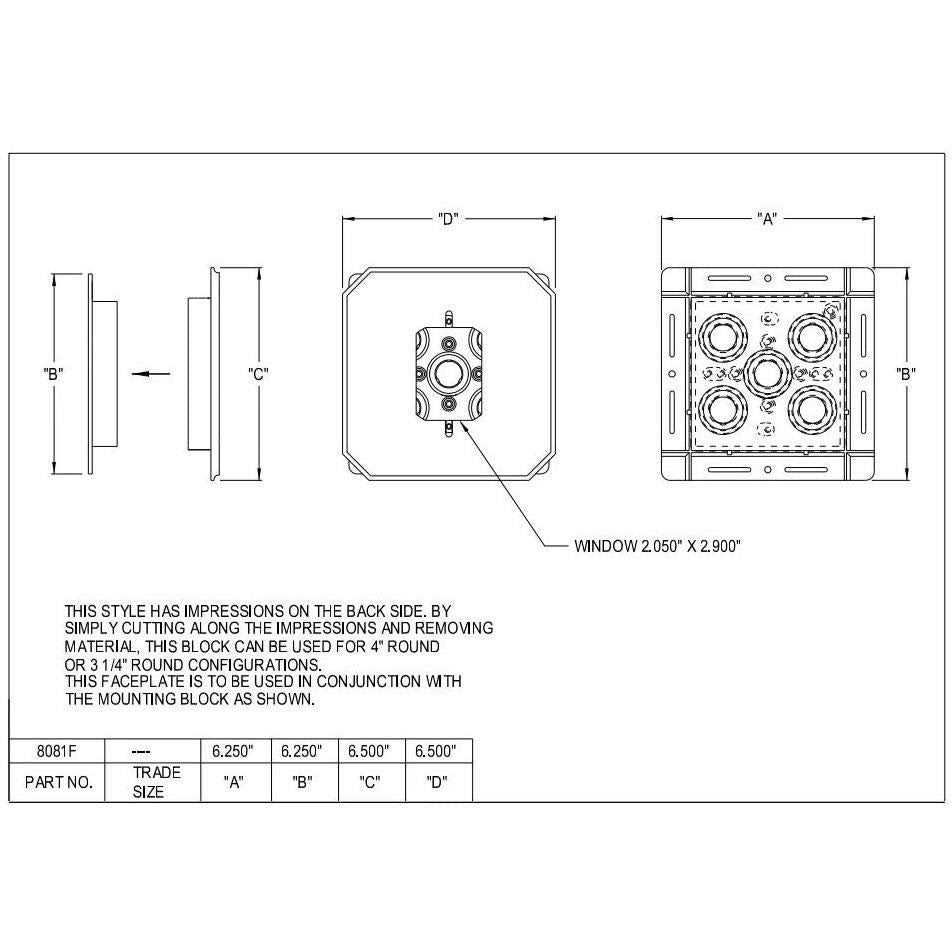 Arlington 8081F Siding Box Kit - Image 5